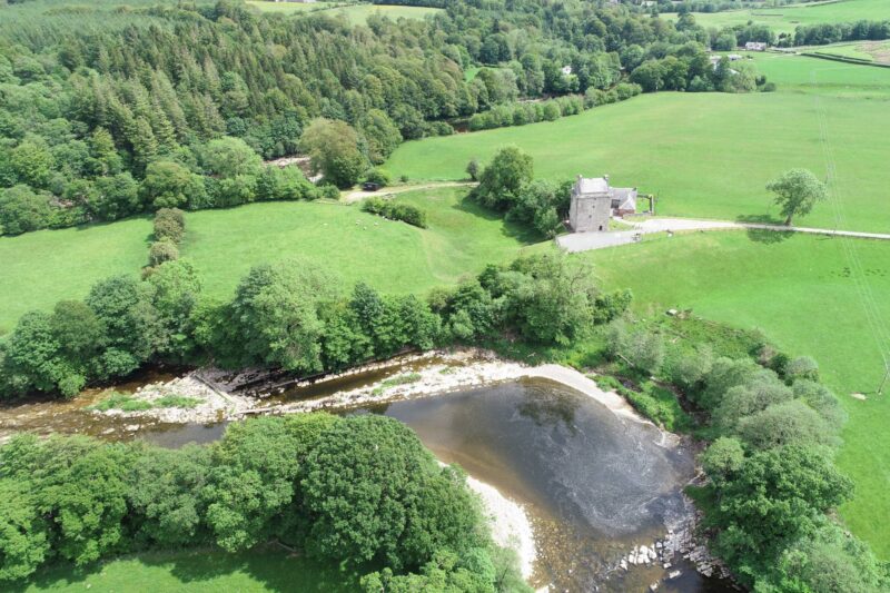 Gilnockie Tower and River Esk