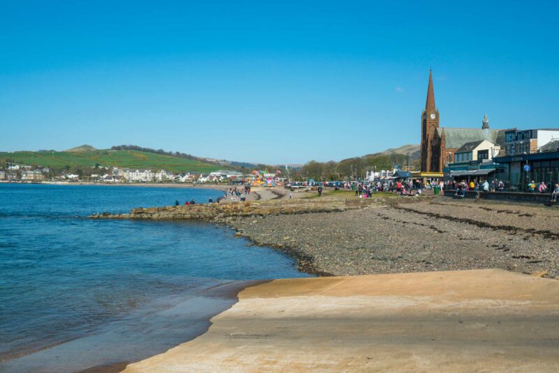 The seafront at Largs, North Ayrshire